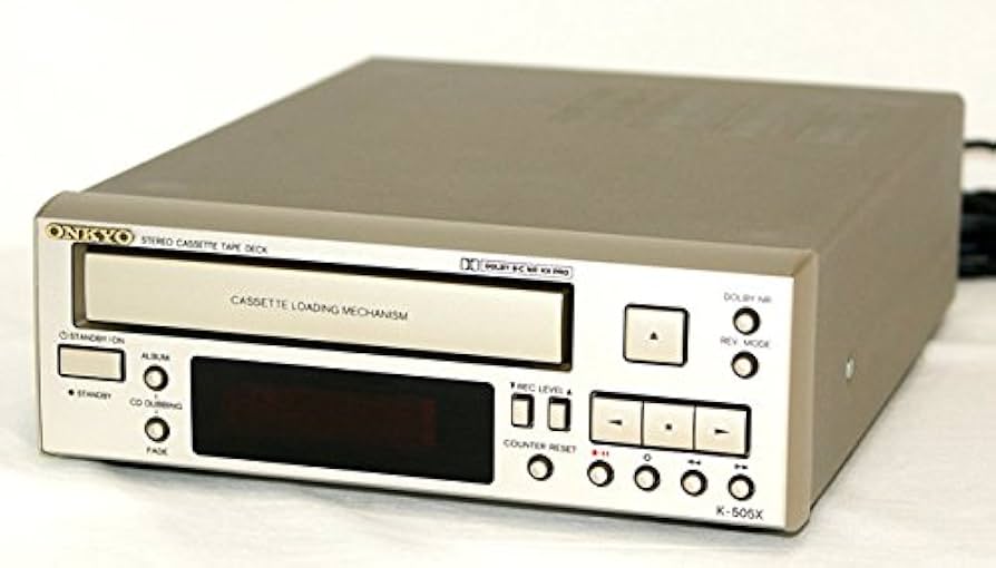 Amazon | ONKYO オンキヨー（オンキョー） K-505X(S) カセットデッキ