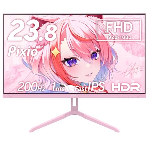 Amazon.co.jp: Pixio PX248 Wave Pastel Pink ゲーミングモニター