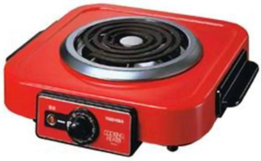 Amazon | TOSHIBA クッキングヒーター レッド HP-103K(R) | 東芝