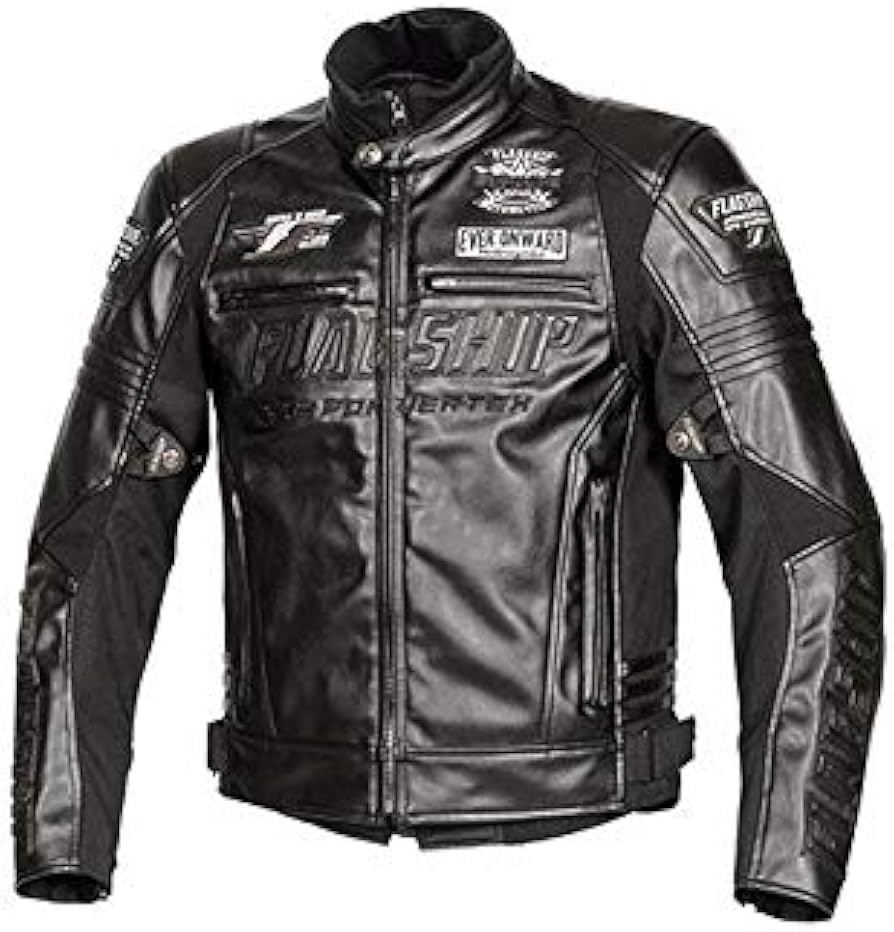 Amazon | [フラッグシップ] バイク用ジャケット ｲｸﾞﾅｲﾄPUﾚｻﾞｰｼﾞｬｹｯﾄ