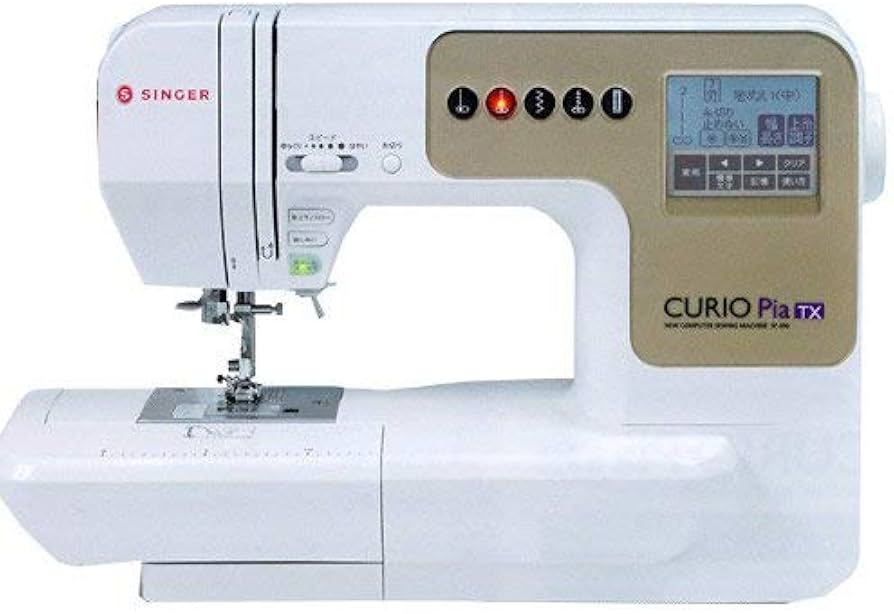 Amazon.co.jp: シンガー コンピューターミシン SF-390 Curio Pia TX