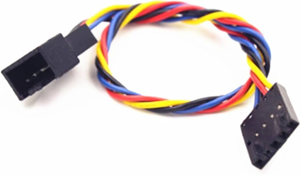 Amazon.co.jp: Pocaton 冷却ファン電源ケーブル 5ピンメス - 4ピンオス