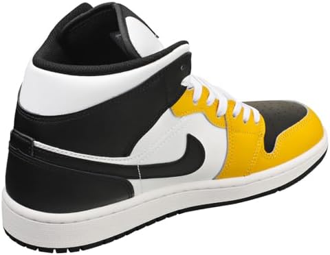 Air Jordan 1 Mid (DQ8426-701, Ochre Yellow/White/Ocher Yellow