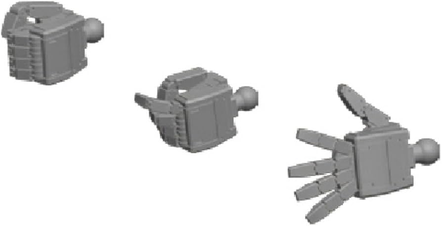 Amazon | ビルダーズパーツHD 1/144 MSハンド03 (連邦系・Sサイズ