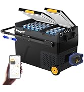 Amazon | BougeRV ポータブル冷蔵庫 車載れいぞうこ 20L -22℃～10