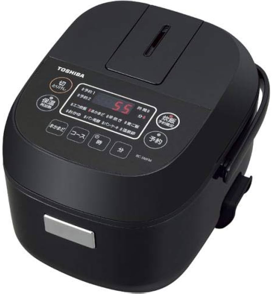 Amazon | TOSHIBA マイコンジャー炊飯器 (3合炊き) RC-5MFM-K | 東芝
