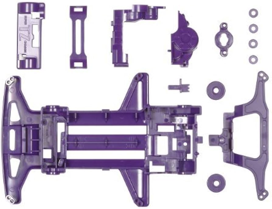 Amazon | タミヤ ミニ四駆 限定シリーズスーパーTZシャーシ(パープル