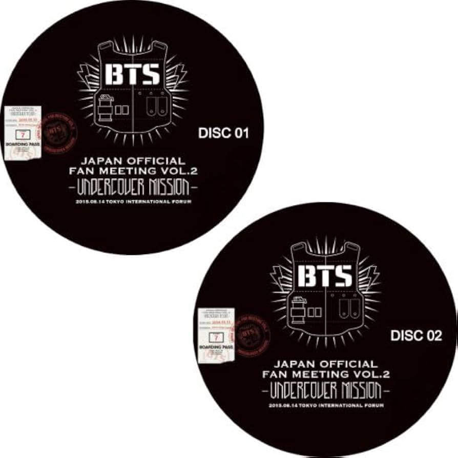 Amazon.co.jp: BTS DVD Japan OFFICIAL FAN MEETING VOL.2 UNDERCOVER