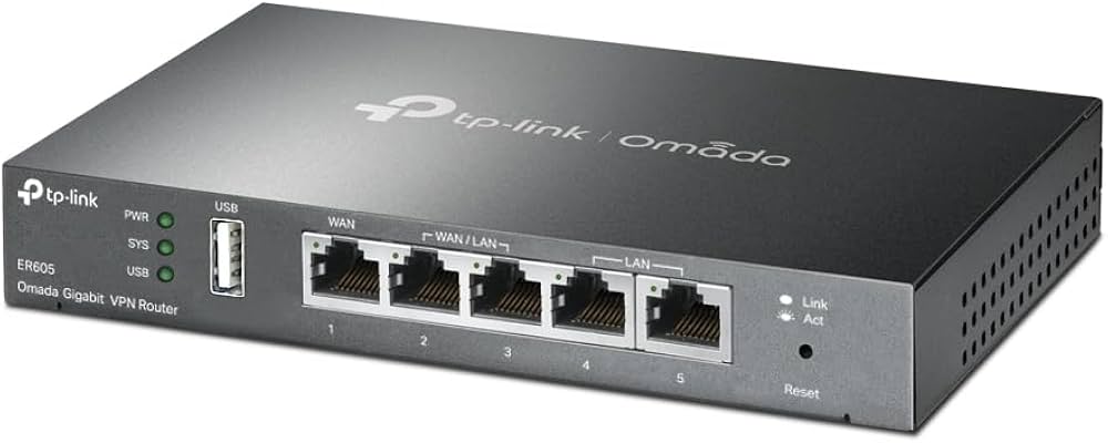 Amazon | TP-Link Omada ギガビット マルチWAN VPNルーター ER605 | TP