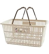 Amazon.co.jp: 錦化成 買い物かご 31L スヌーピー 約幅49.5×奥行35×高
