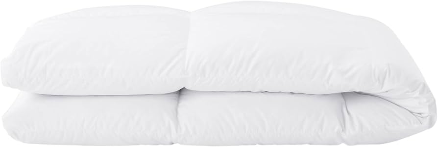 Amazon｜無印良品 防ダニ羽毛掛ふとん 白 ダブルサイズ 190×210cm