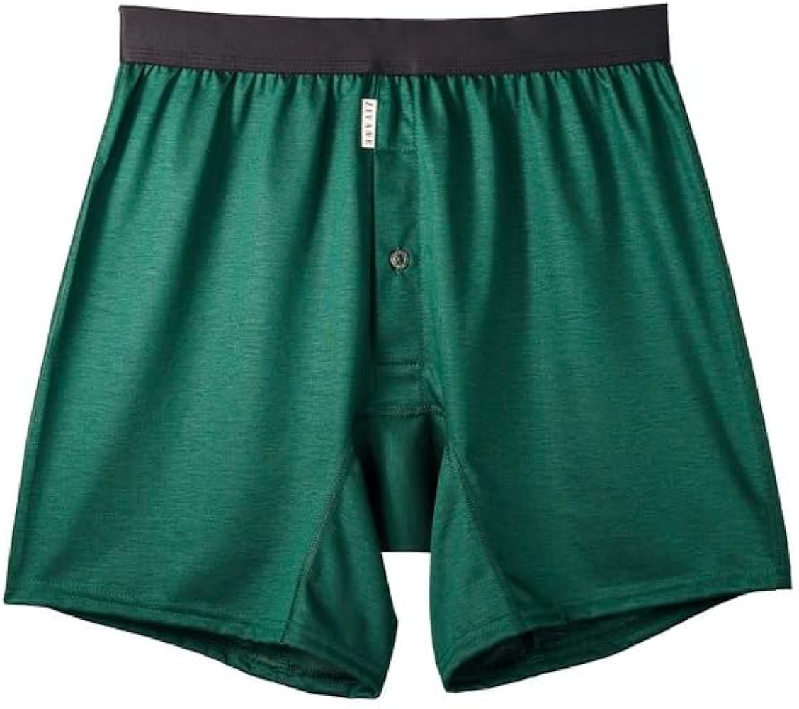 Amazon | [ZIVANE] ニットトランクス 前開き 日本製 無地 メンズ下着