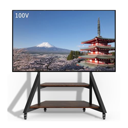 Amazon.co.jp: UNHO テレビスタンド キャスター付き 65~100インチ対応