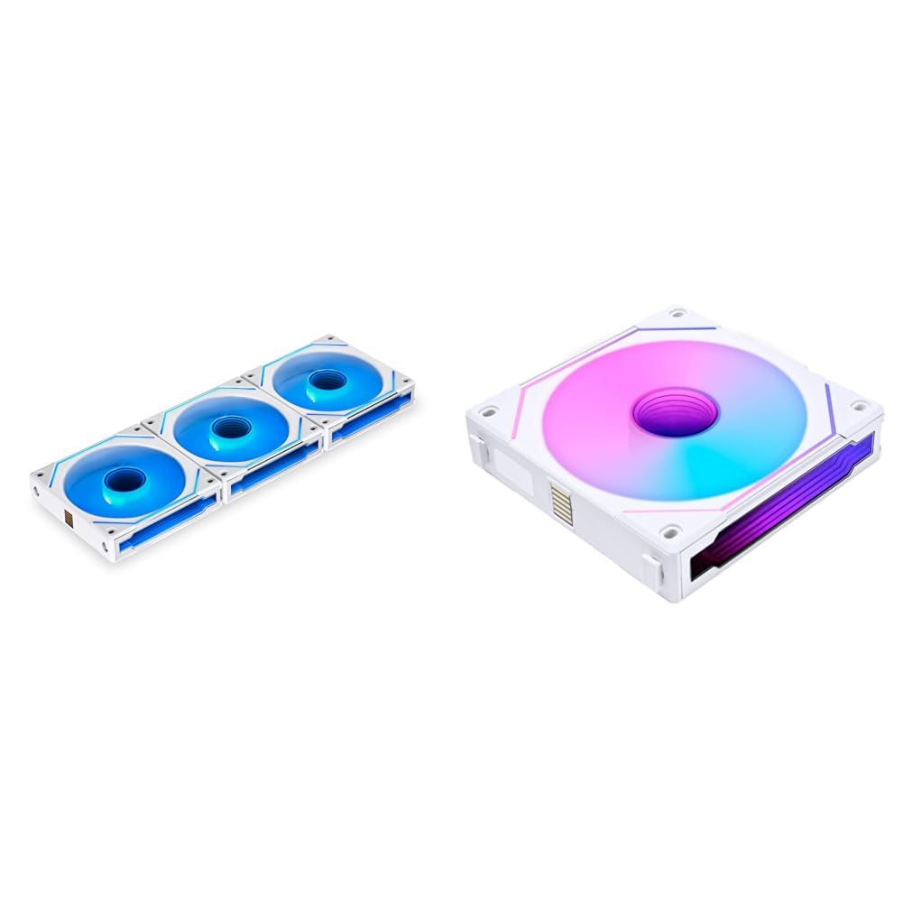 Amazon.com: Lian Li UNI Fan SL-Infinity 120 RGB Triple Pack White