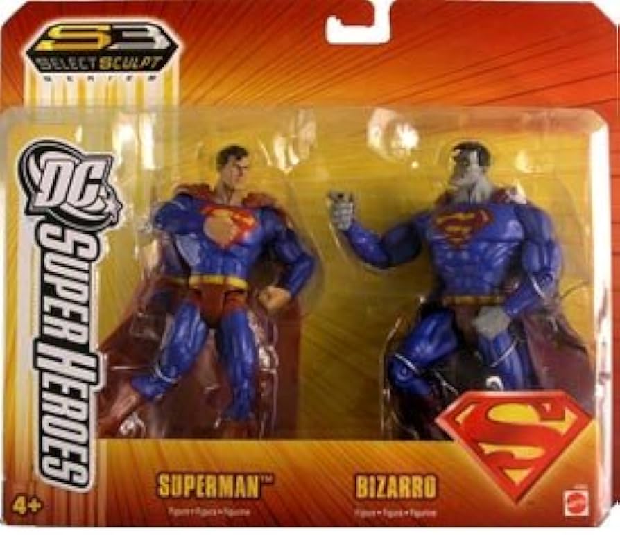 Amazon.com: DC super heroes SUPERMAN vs BIZARRO 2 pack target