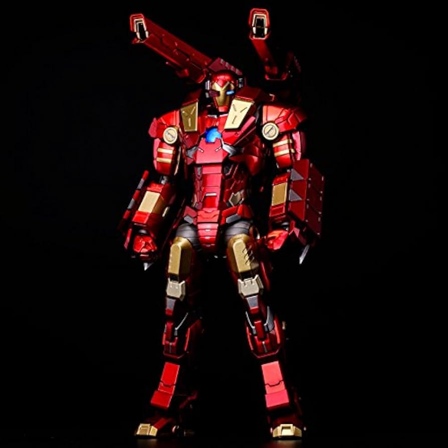 Amazon.com: Sentinel Iron Man with Plasma Cannon Re: Edit Light-Up