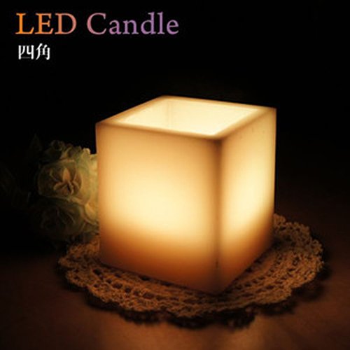 Amazon.co.jp : LEDキャンドル 四角 129467 : ホーム＆キッチン