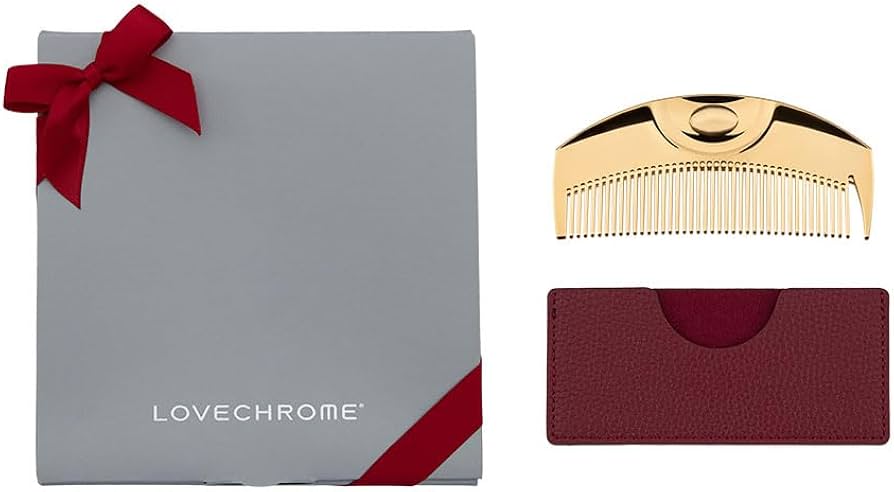 新品未使用」LOVECHROME ラブクロム ゴールドコーム 専用ケース付き