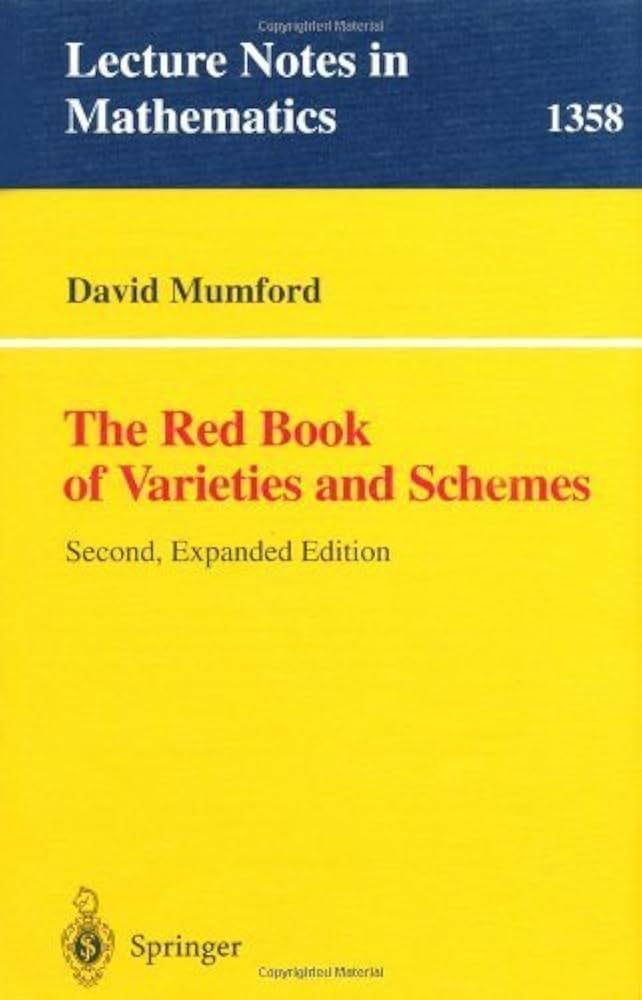 Amazon.co.jp: The Red Book of Varieties and Schemes: Includes the