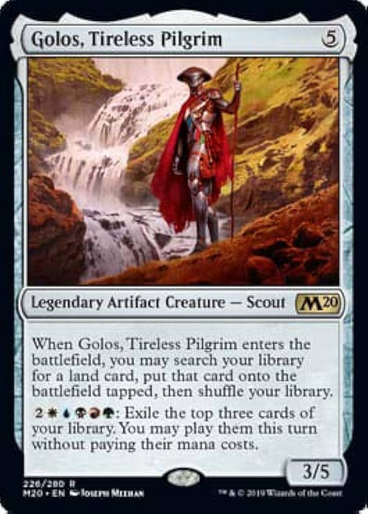 Amazon.com: Magic: The Gathering - Golos, Tireless Pilgrim - Foil