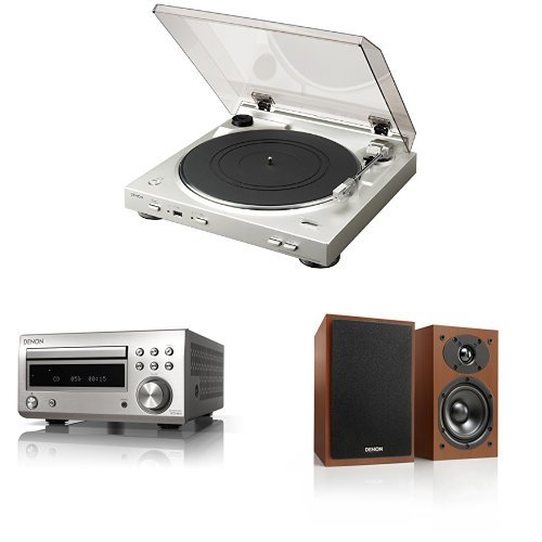 Amazon.co.jp: DENON アナログレコード & CDプレーヤーセット チェリー