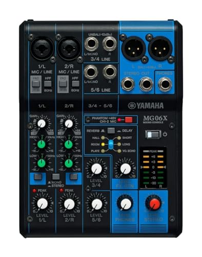 Amazon | ヤマハ YAMAHA 6チャンネルミキシングコンソール MG06X 最大