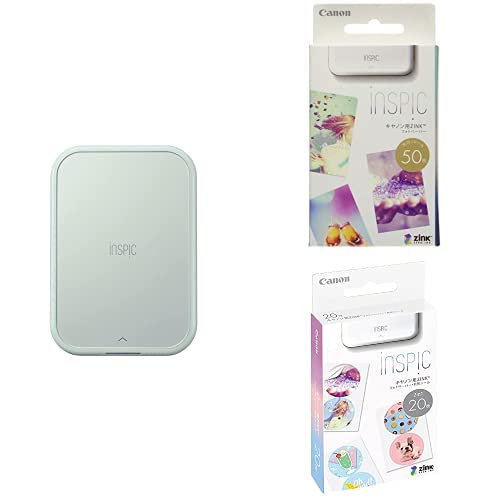 Amazon.co.jp: 【3点セット】Canon スマホ専用ミニフォトプリンター