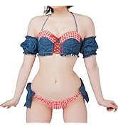 Amazon | [PHARFAITE] オーロラエナメルオープンバストスイムウェア