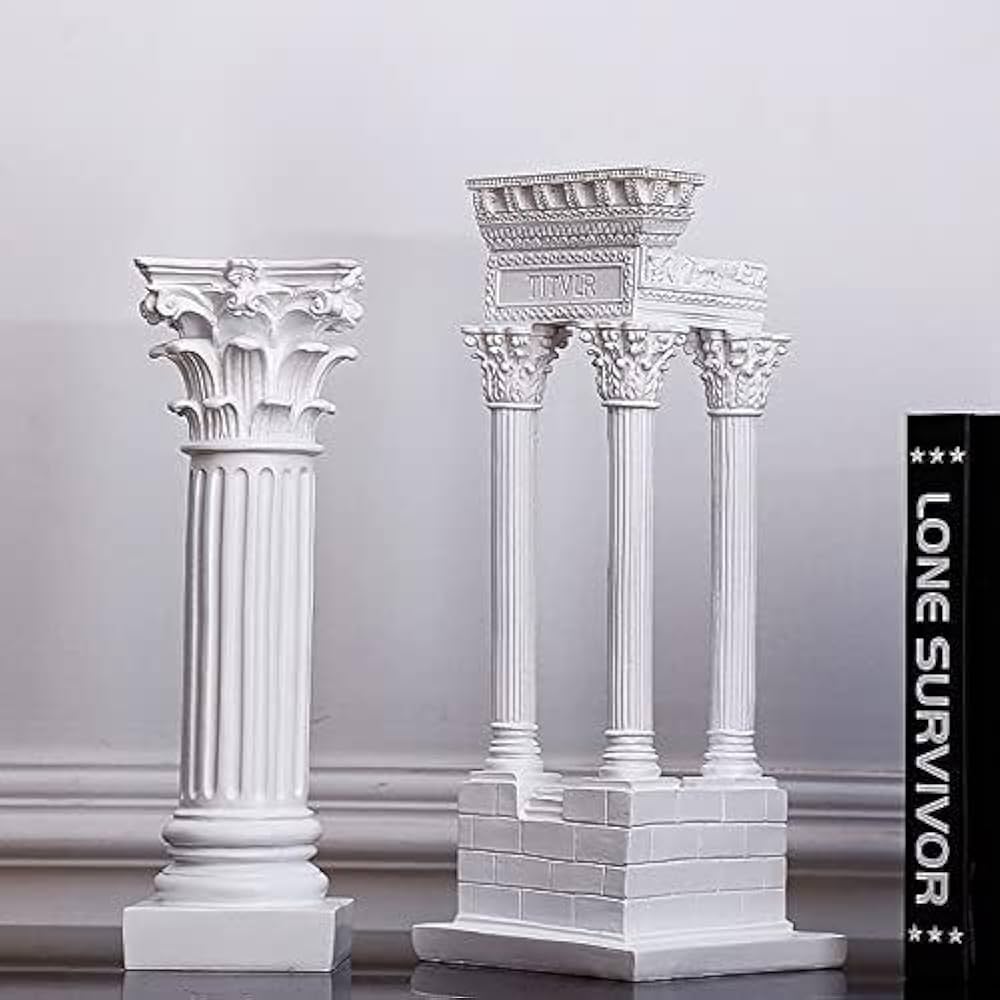 よ*し様 大型 イタリア Telcom社 古代ギリシャ 柱のオブジェ 高さ90