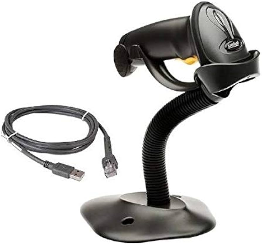 Symbol LS2208 バーコードスキャナー USB接続 スタンド付 LS2208汎用