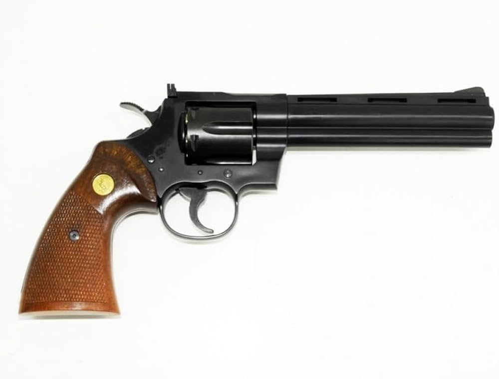 Amazon.co.jp: タナカ コルトパイソン 357マグナム 6インチ HW COLT