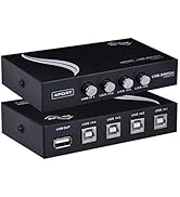 Amazon.co.jp: ES-Tune 8ポートKVM切替器 8入力1出力 VGAケーブル8本