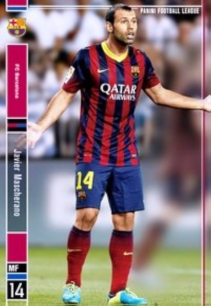 Amazon.co.jp: ハビエル・マスチェラーノ FC バルセロナ R パニーニ