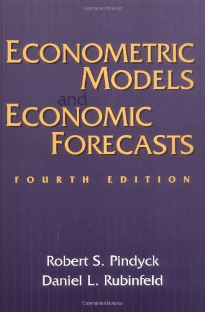 Econometric Models and Economic Forecasts: 9780079132925