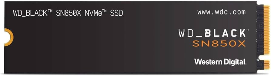 Amazon.com: WD_Black SN850X NVME SSD Non-HEATSINK 1TB : Electronics