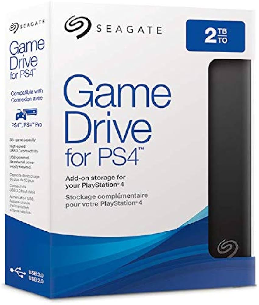Amazon.com: Seagate 2 TB Game Drive for PS4, USB 3.0 Portable 2.5