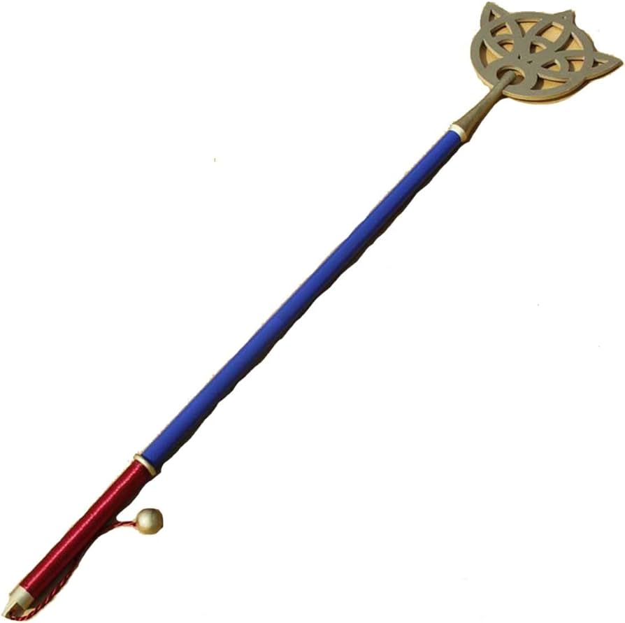 Amazon.co.jp: コスプレ 道具 に適合する ユウナ 杖 FFX FF10 150CM