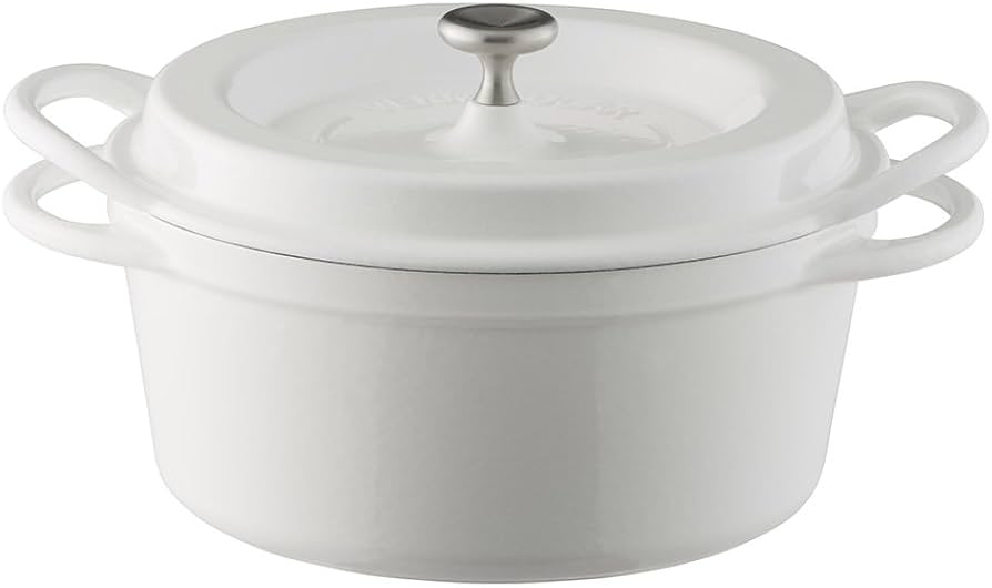 Amazon｜バーミキュラ 鋳物ホーロー鍋 18cm パールホワイト 無水調理