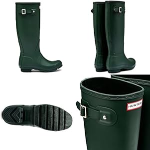 Amazon | [ハンター] レインブーツ ORIGINAL TALL WFT1000RMA BLK