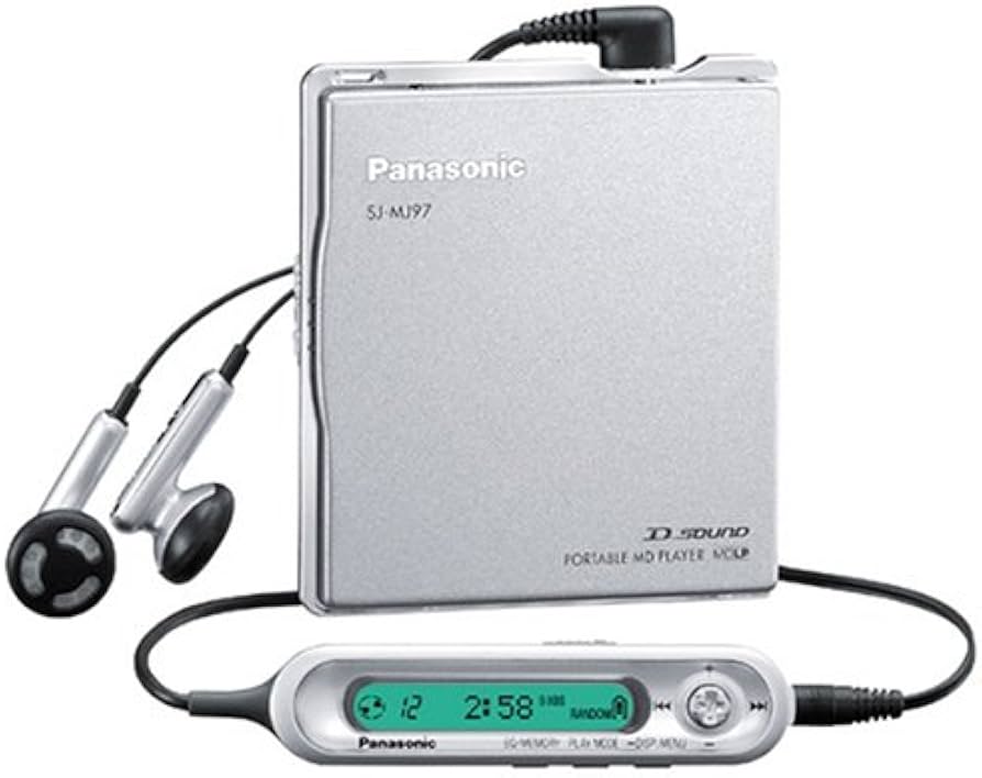 Amazon.co.jp: パナソニック ポータブルMDプレーヤー シルバー SJ-MJ97