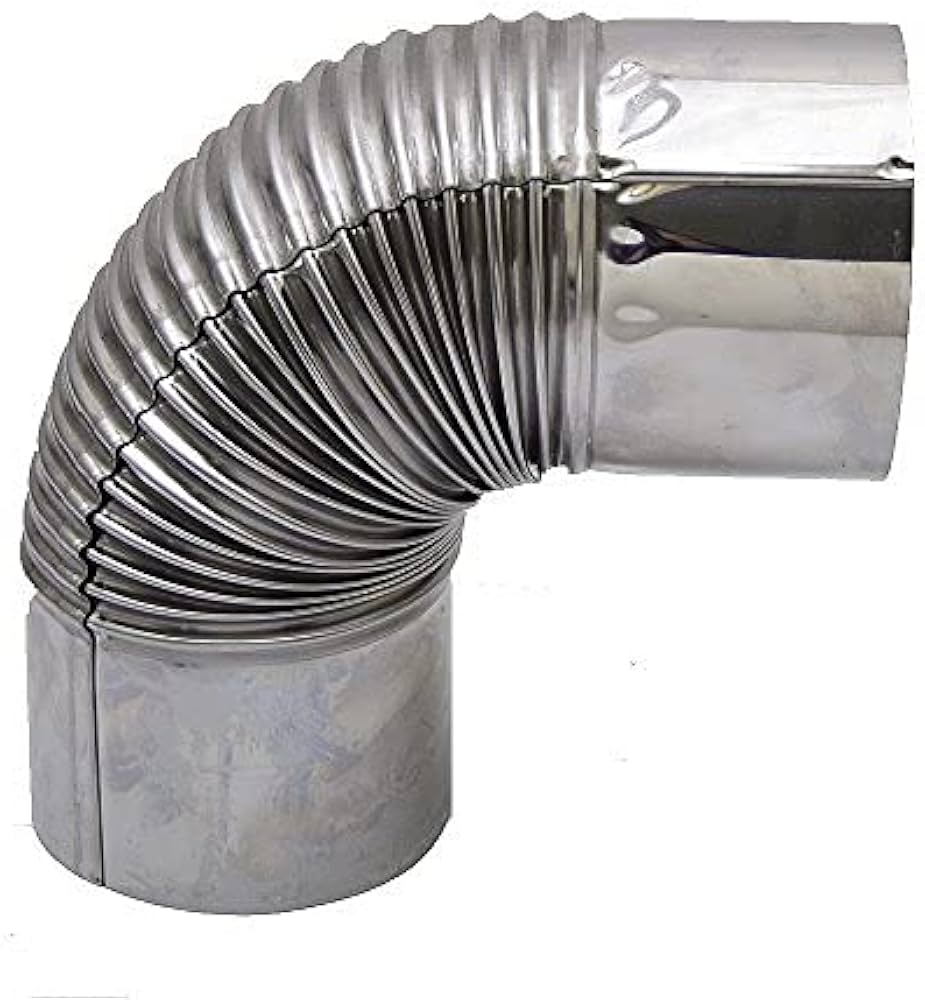 Amazon | ホンマ製作所 ホンマステン煙突エビ曲106φ | 暖炉用品