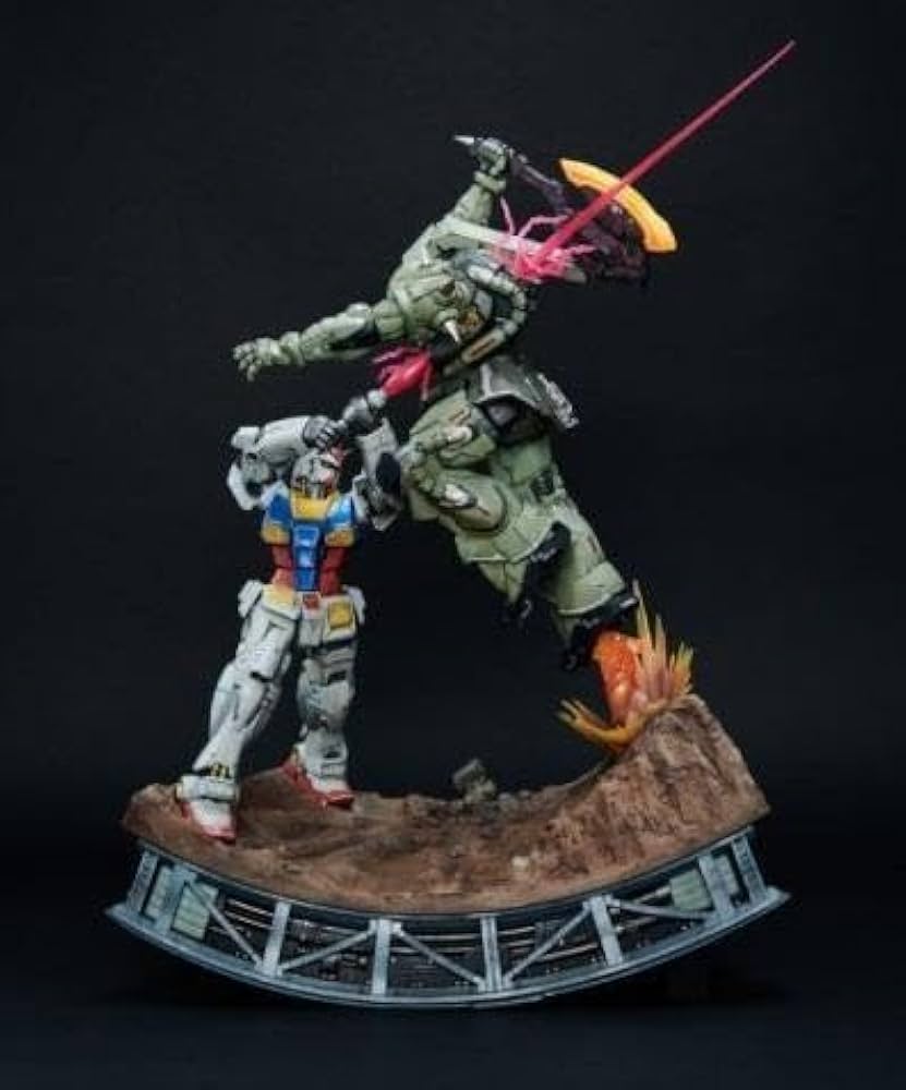 Amazon.co.jp: BN FIGURE DX RX-78-2 ガンダ厶 VS MS-06F ザクII