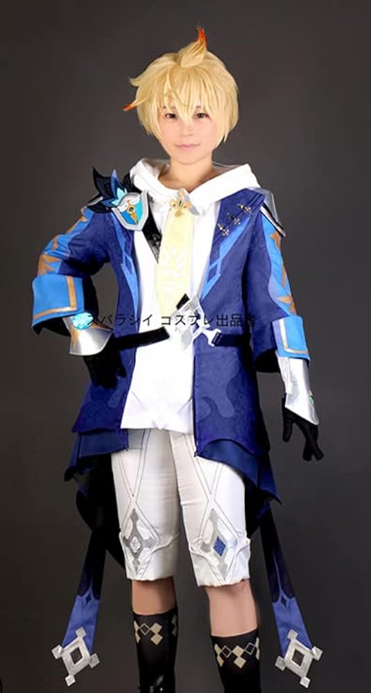 Amazon.co.jp: [KANKUXS] フルセット 衣装 原神 ミカ コスプレ