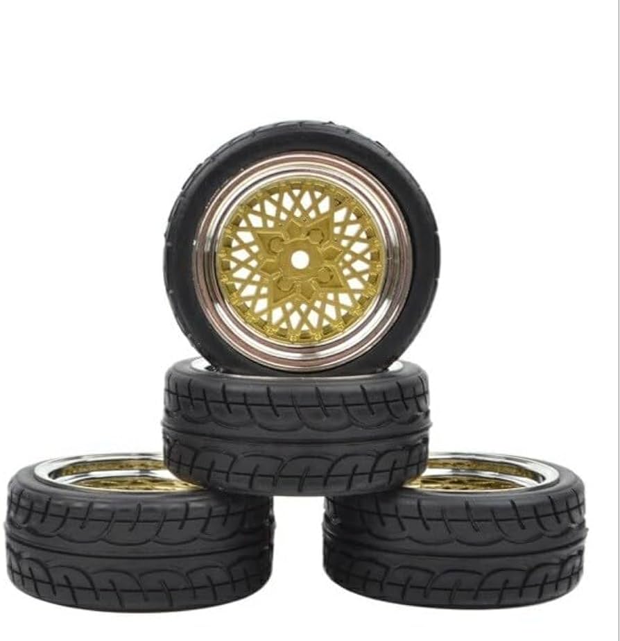 Amazon | ゴールド メッシュホイール グリップ タイヤ TT02 TT01