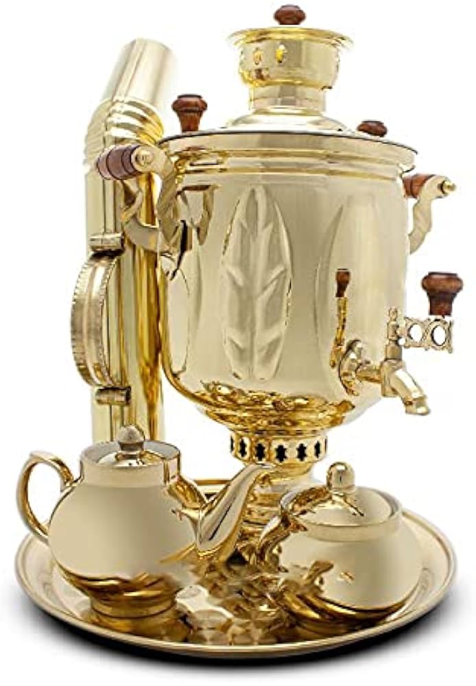 Amazon｜石炭、チャコール、薪にサモワール、5リットルの「ゴールデン