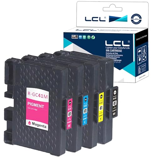 Amazon.co.jp: LCL リコー用 GC-41 GC41 GC41K GC41C GC41M GC41Y 顔料