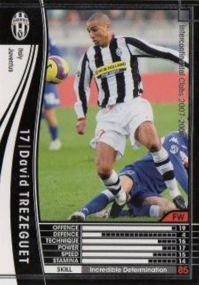 Amazon.co.jp: WCCF/07-08/ユベントス/黒/288/ダビド・トレゼゲ