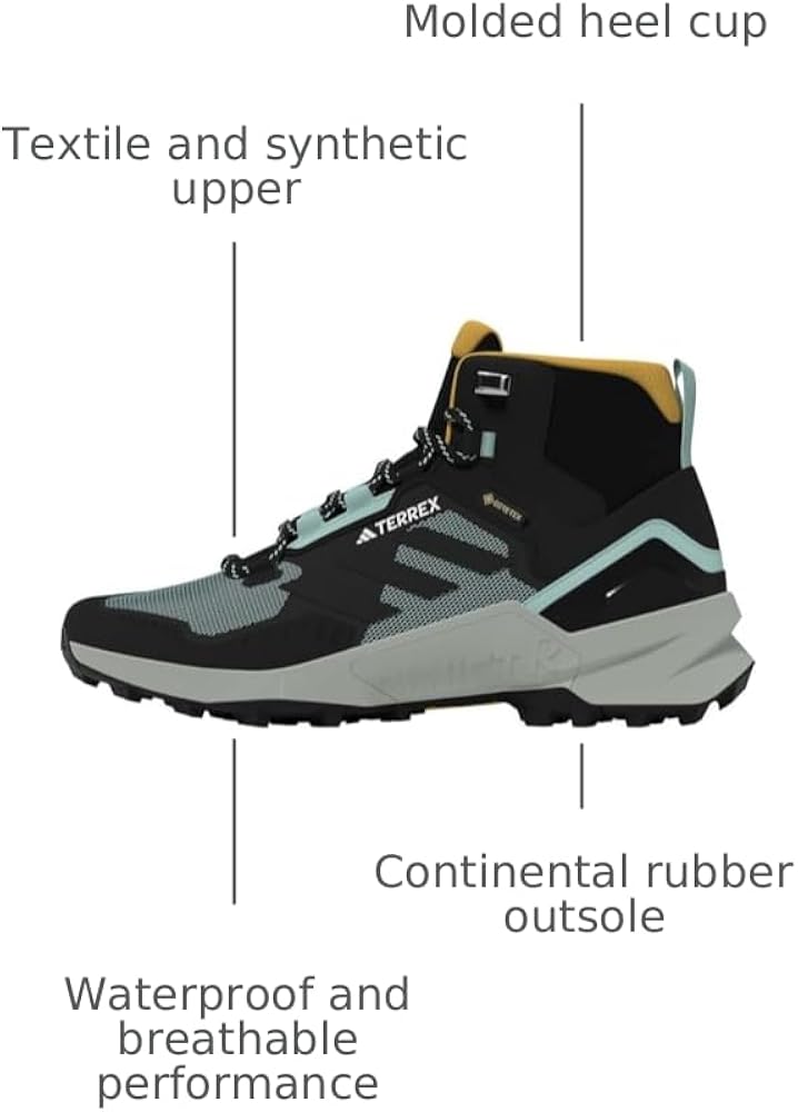 Amazon.com | adidas Terrex Swift R3 Mid GTX® Semi Flash Aqua/Core