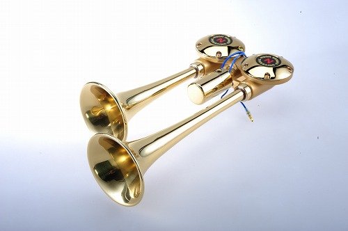 Amazon | ニッケン バトルヤンキー 真鍮 B422-24V | ホーン | 車＆バイク