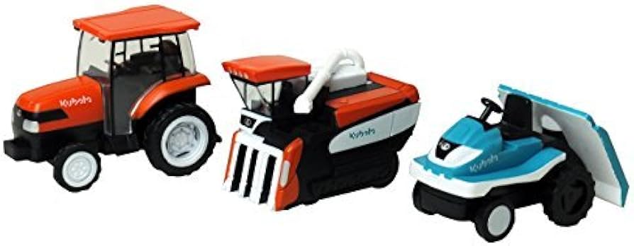 Amazon.co.jp: 【クボタ】プルバックミニカー 3台セット専用クリア